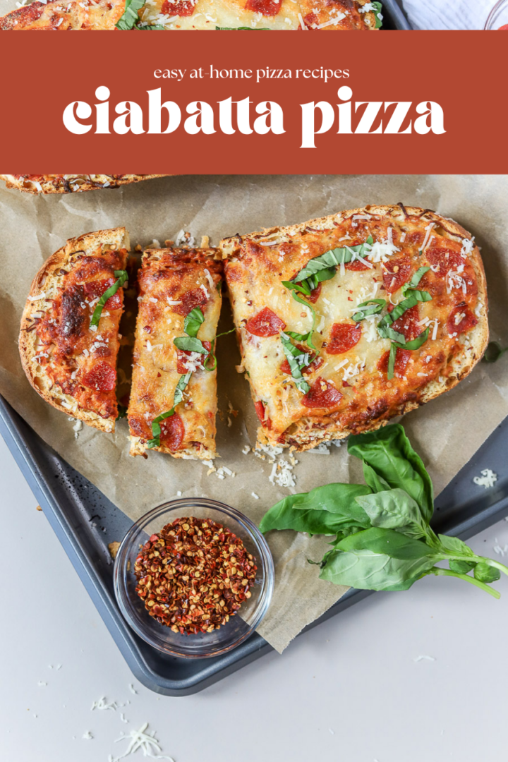 Ciabatta Pizza - An Easy Homemade Pizza Recipe! - bits and bites