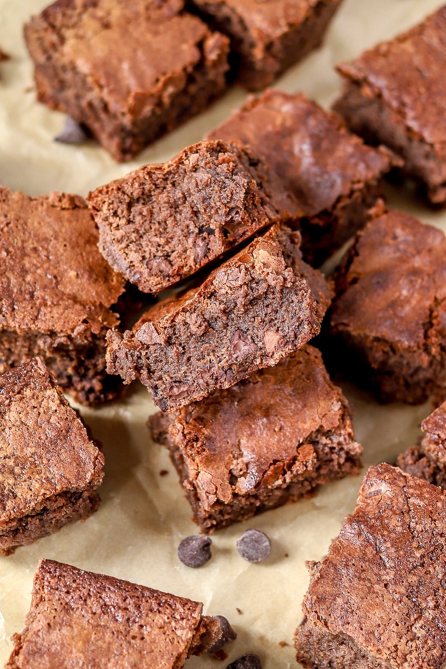 Condensed Milk Brownies so chocolatey and easy! bits and bites
