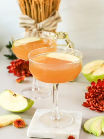 apple cider martini: martini made with apple cider, vodka and triple sec.