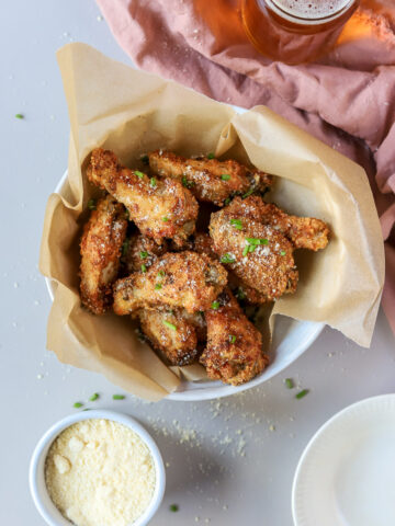 garlic parmesan wings air fryer.