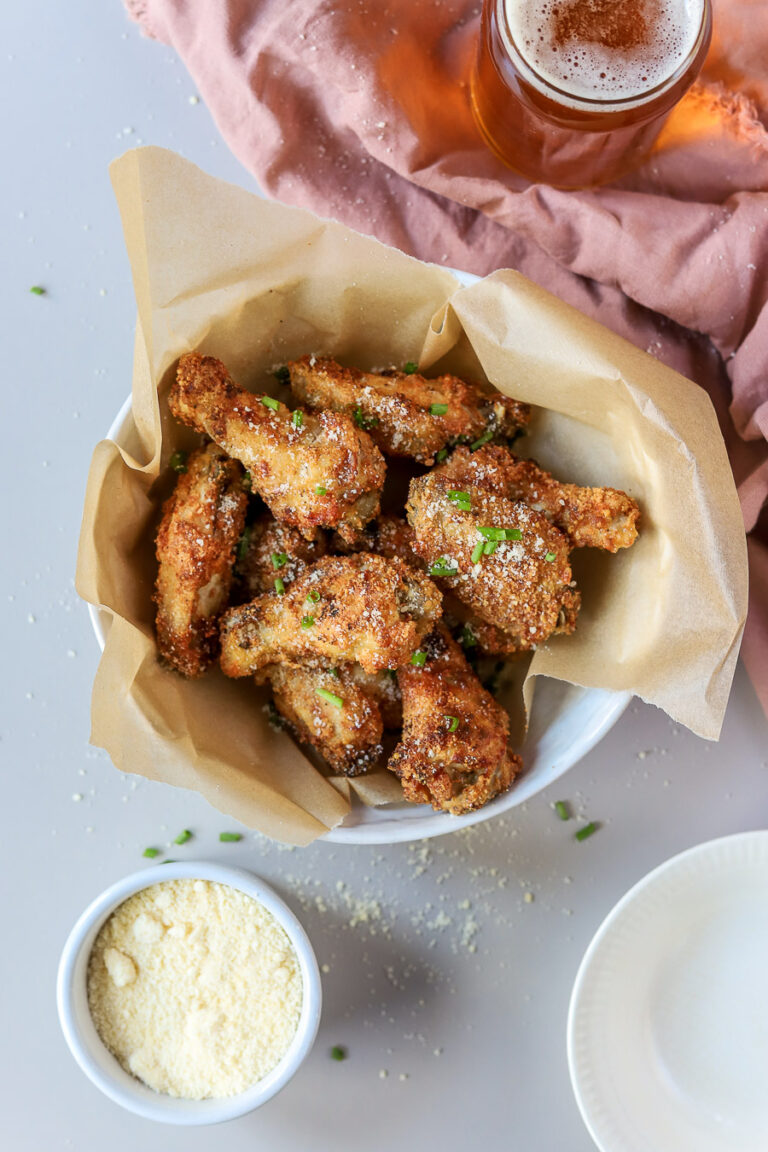 garlic parmesan wings air fryer.