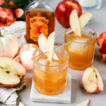 apple cider fireball cocktail - cold.