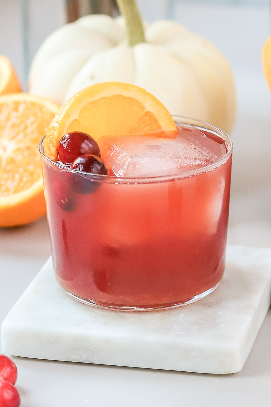 bourbon cranberry cocktail.