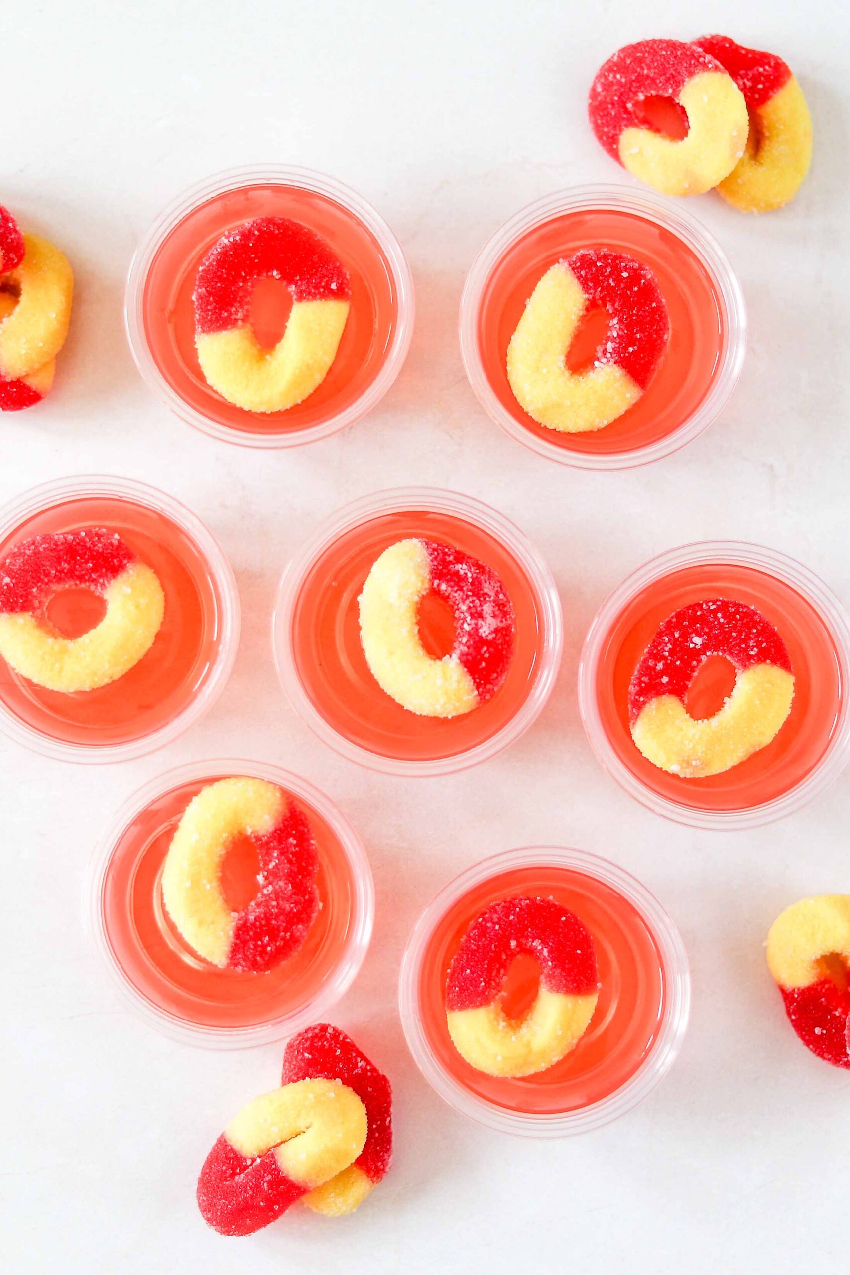 peach vodka jello shots