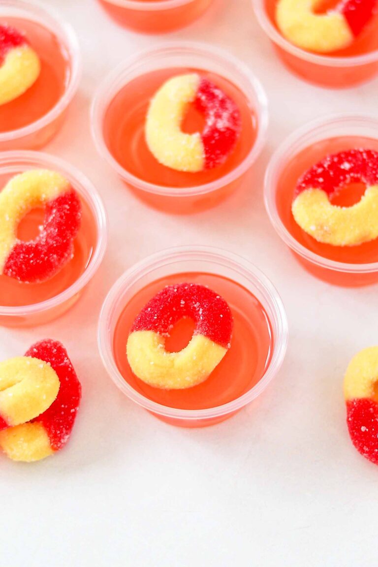 peach vodka jello shots