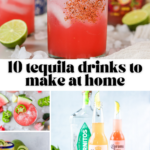 I love making myself a delicious tequila cocktail, here are 10 of my favorite tequila drinks to make at home. They're so easy, you'll love them all!