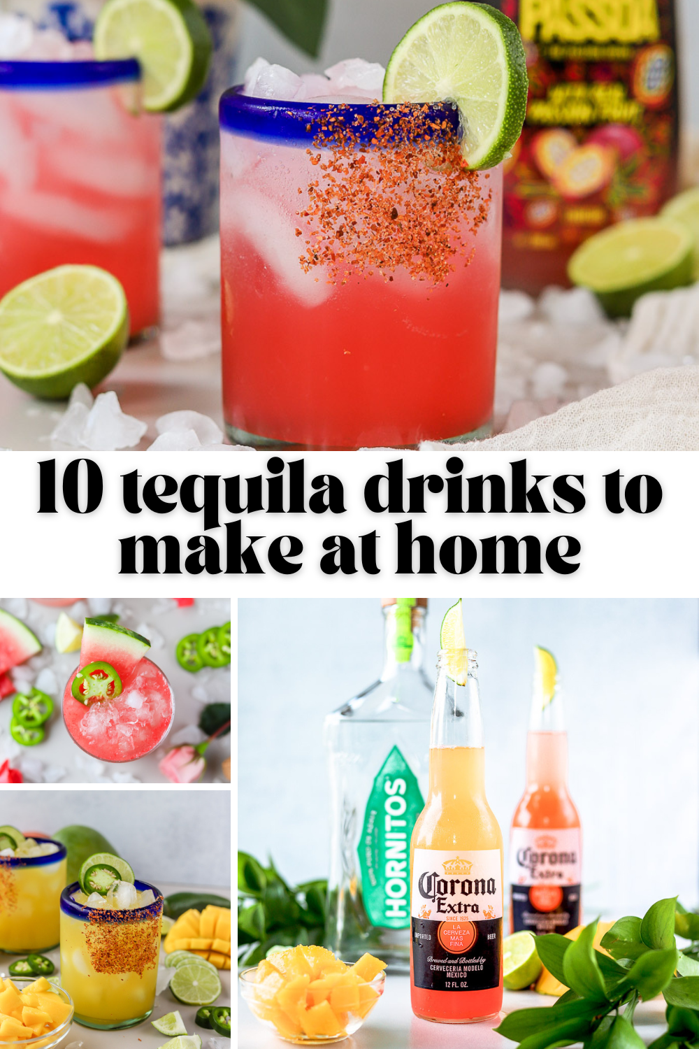 I love making myself a delicious tequila cocktail, here are 10 of my favorite tequila drinks to make at home. They're so easy, you'll love them all! 