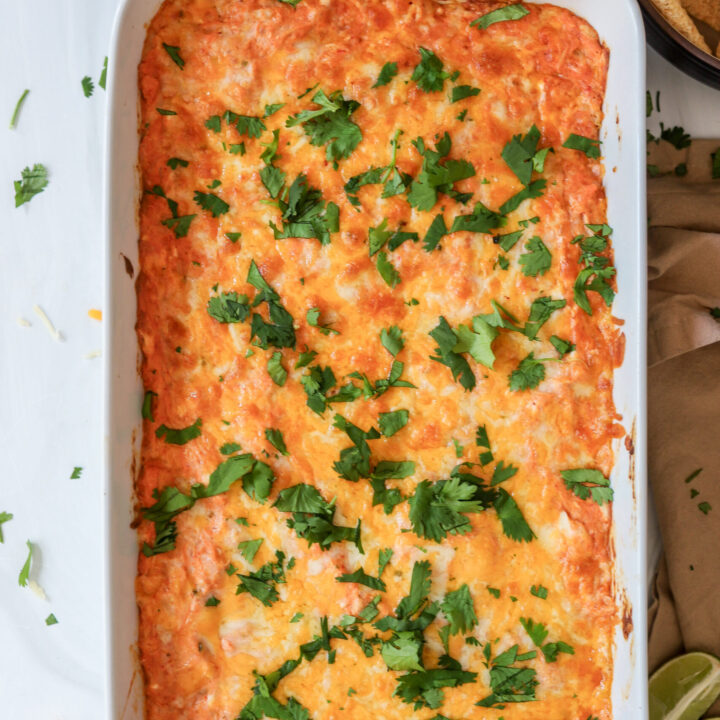 chicken enchilada dip