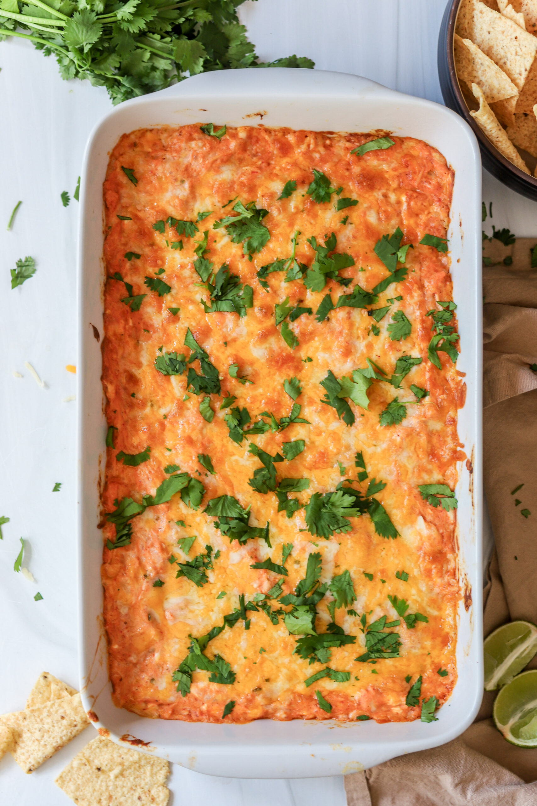 chicken enchilada dip