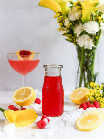 raspberry simple syrup