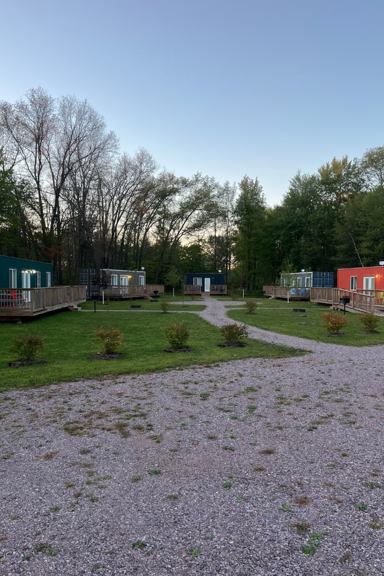 tiny homes yukon trails glamping