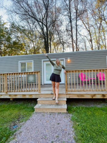 tiny house village yukon trails wisconsin