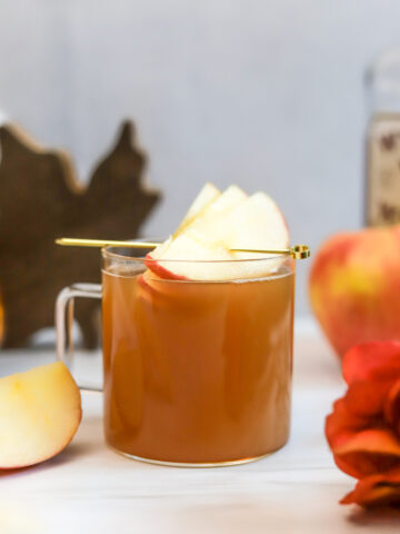 apple cider hot toddy