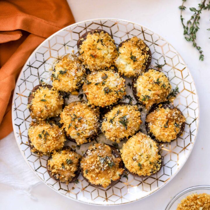 boursin stuffed mushrooms