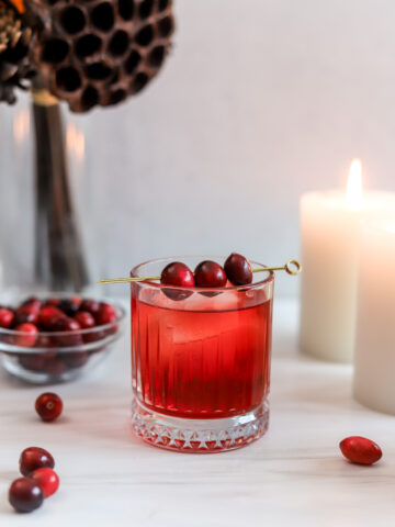 cranberry negroni