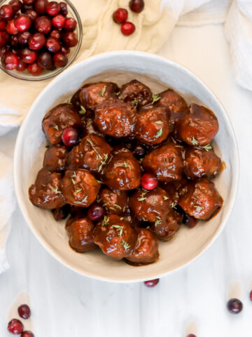 cranberry meatballs