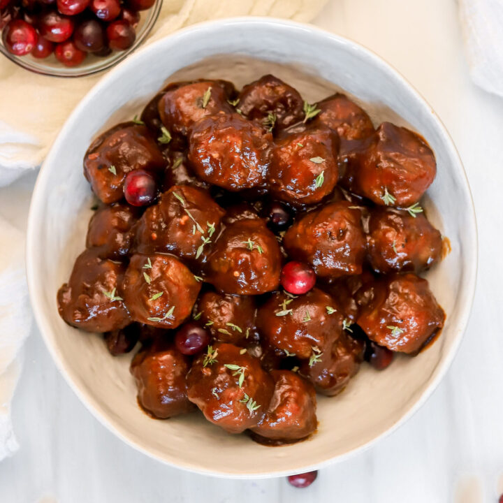 cranberry meatballs