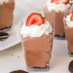 easy chocolate mousse cups using instant pudding