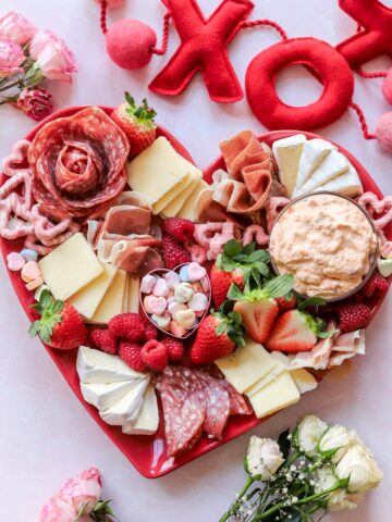 valentine's day charcuterie board