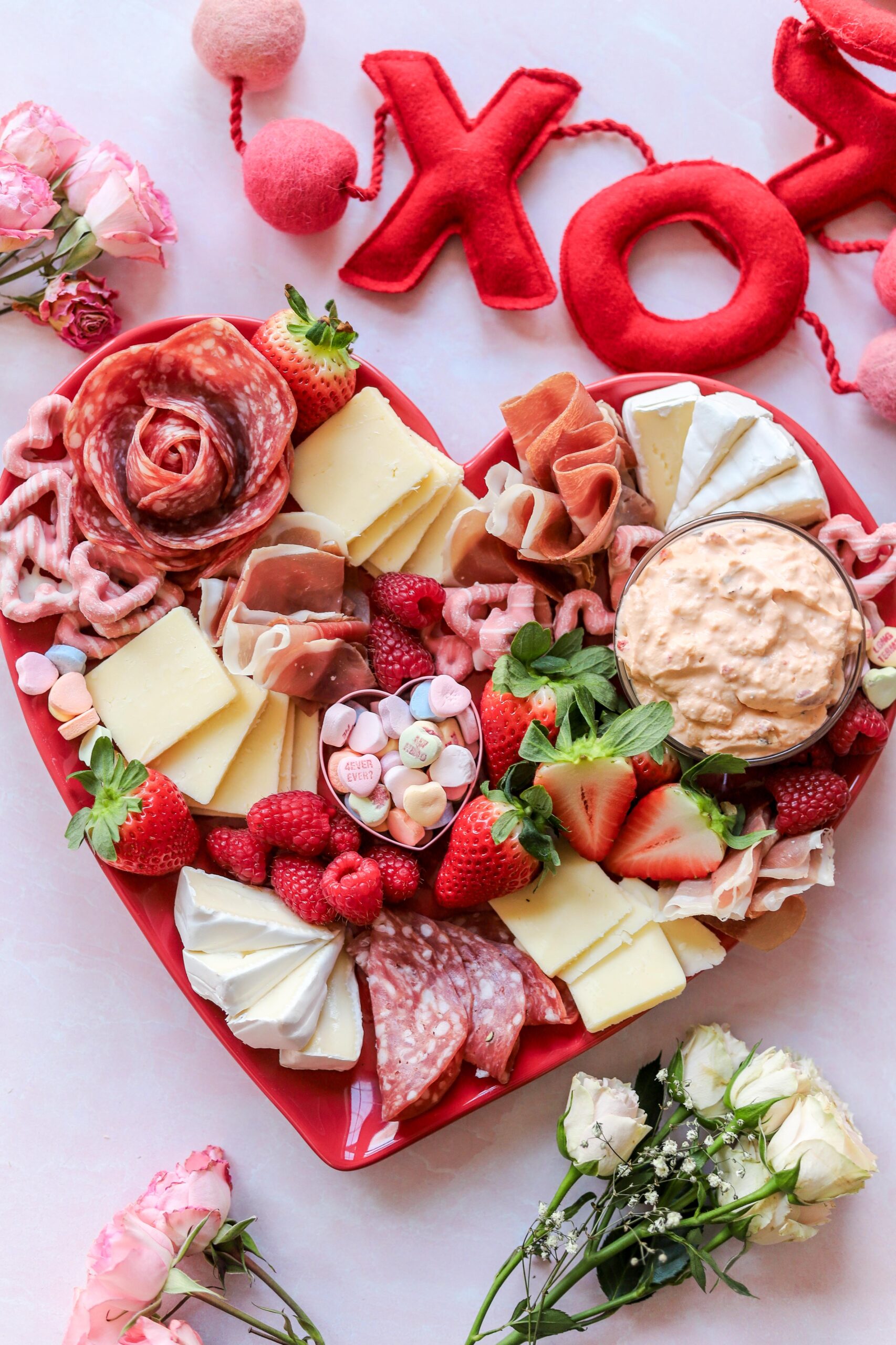 valentine's day charcuterie board