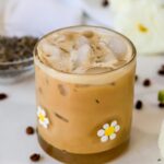 iced honey lavender latte