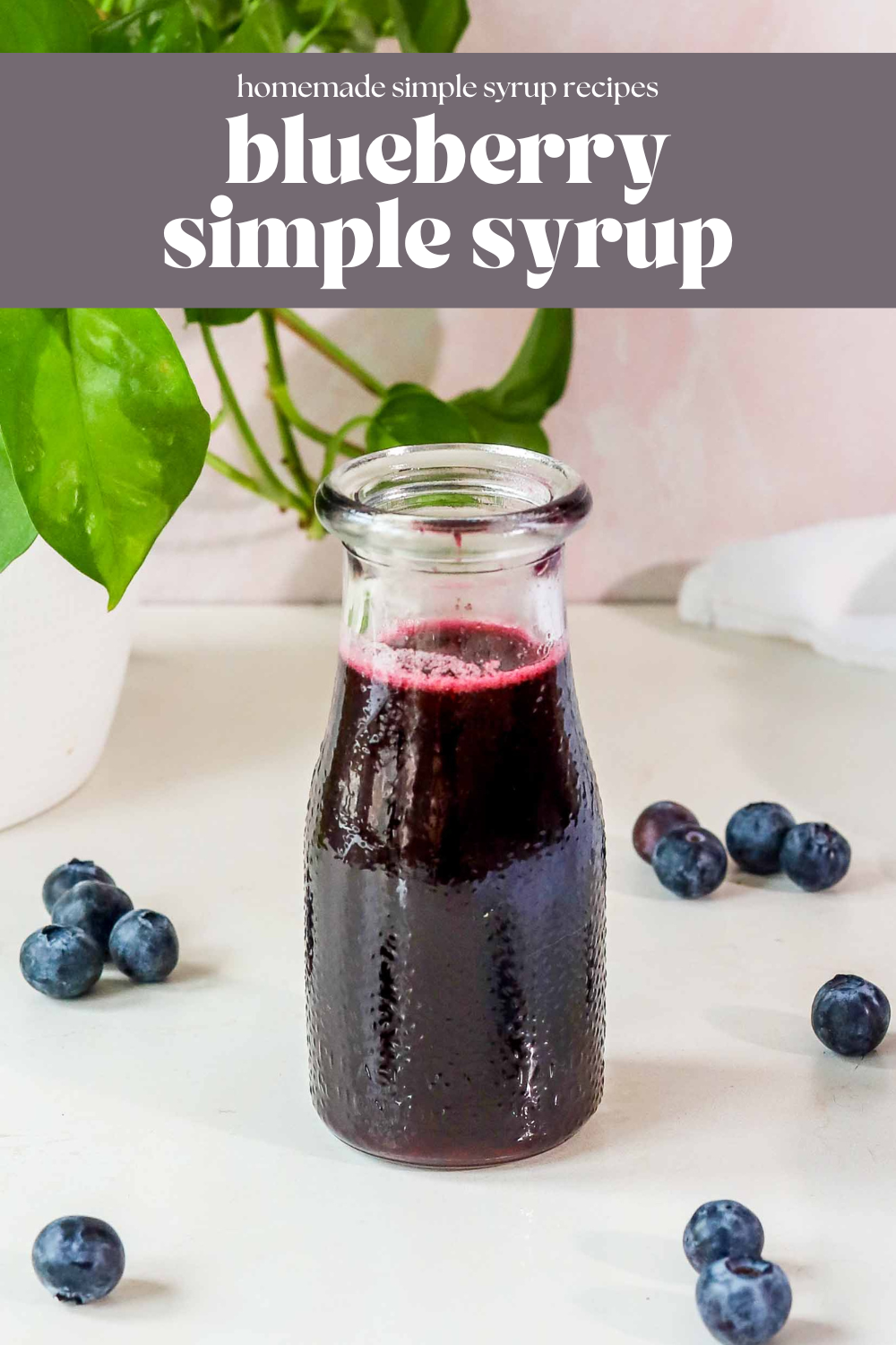 blueberry simple syrup