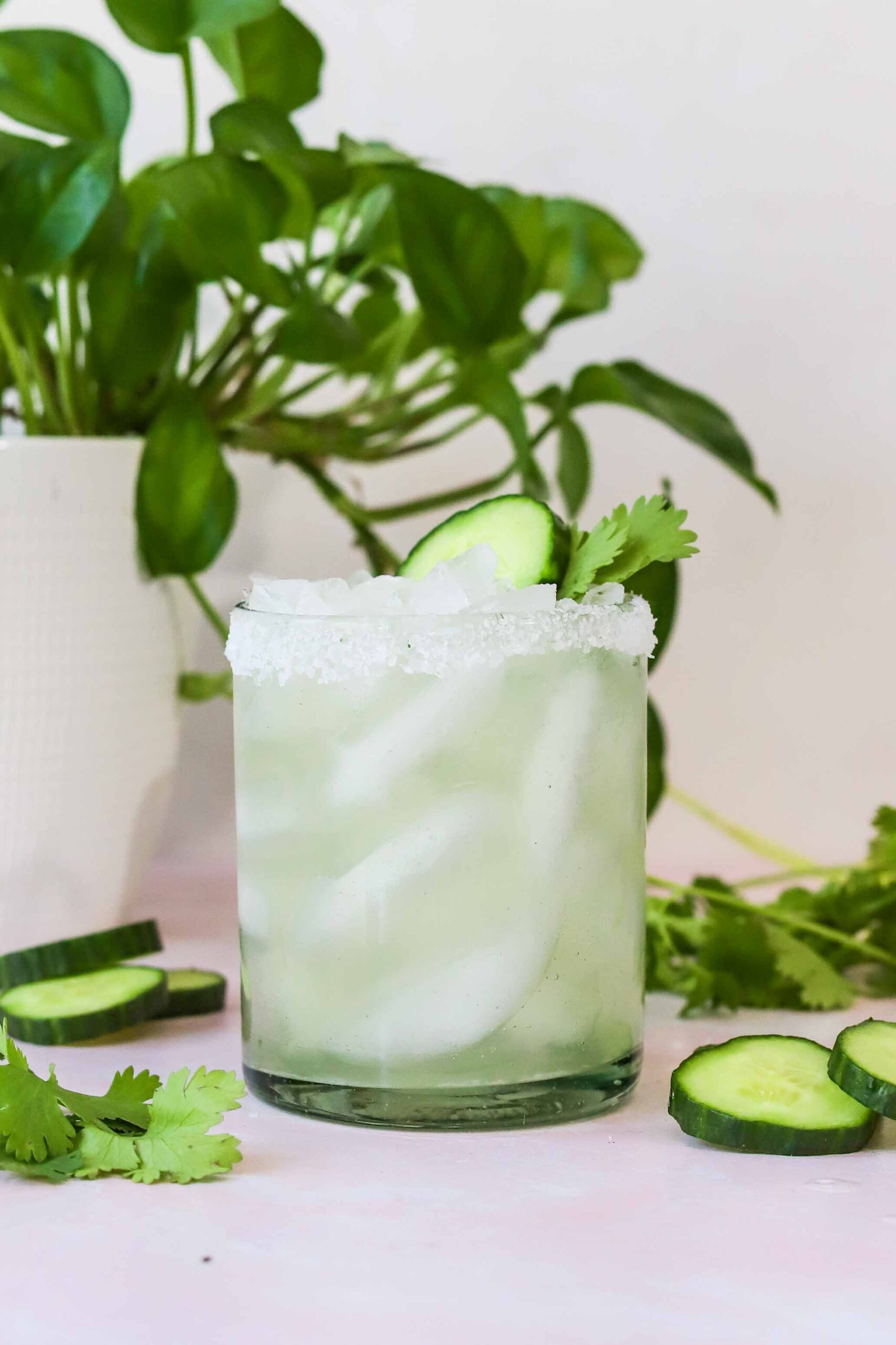 cucumber cilantro margarita