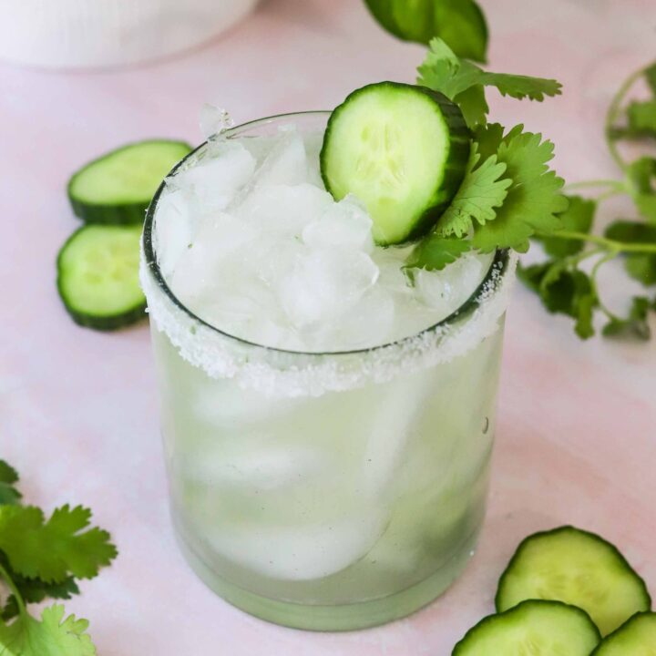 cucumber cilantro margarita