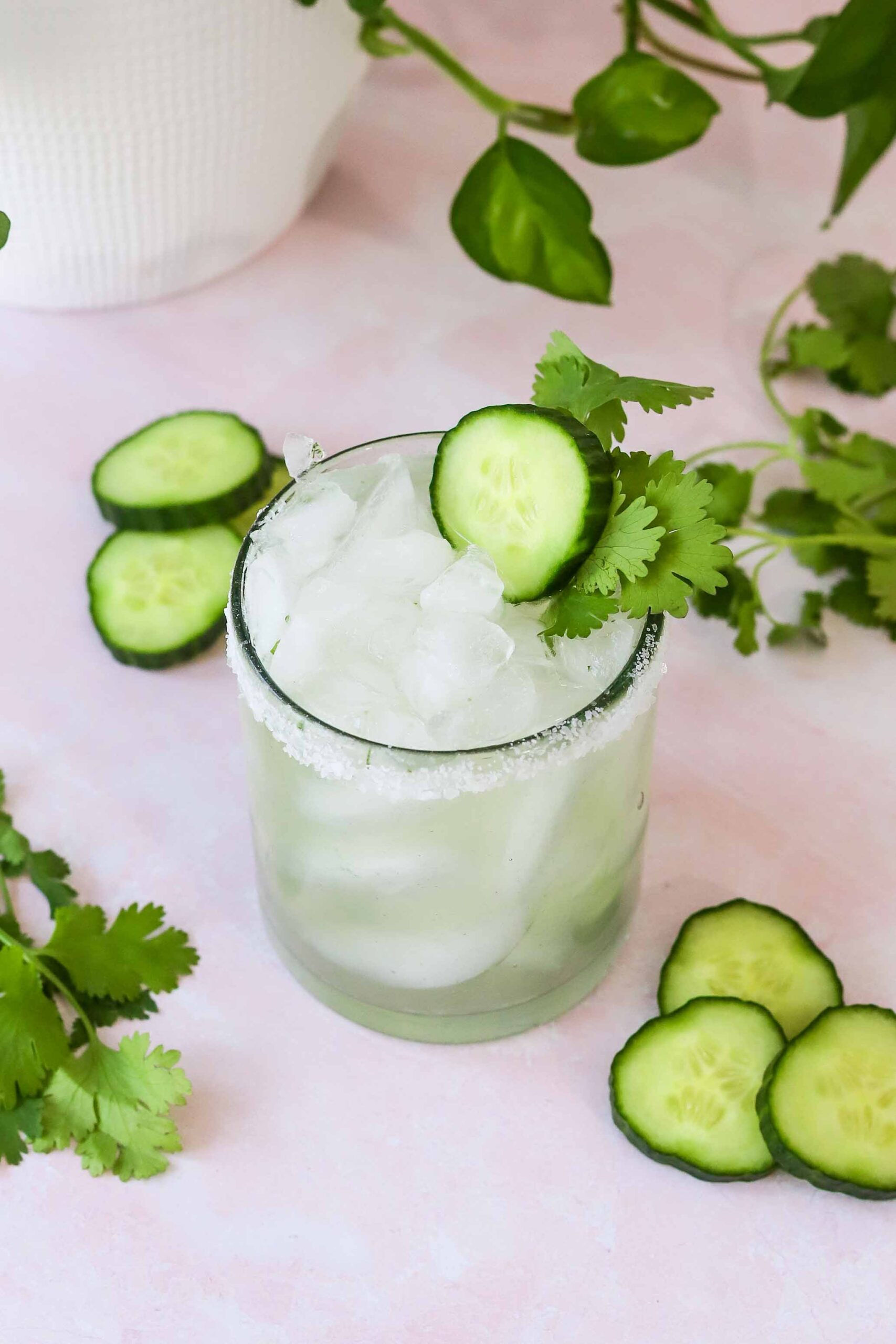 cucumber cilantro margarita