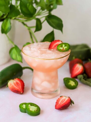 strawberry jalapeno margarita