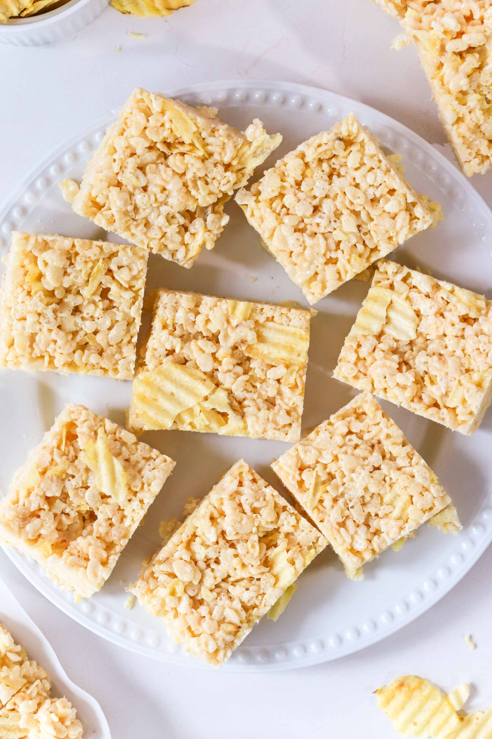 potato chip rice krispie treats