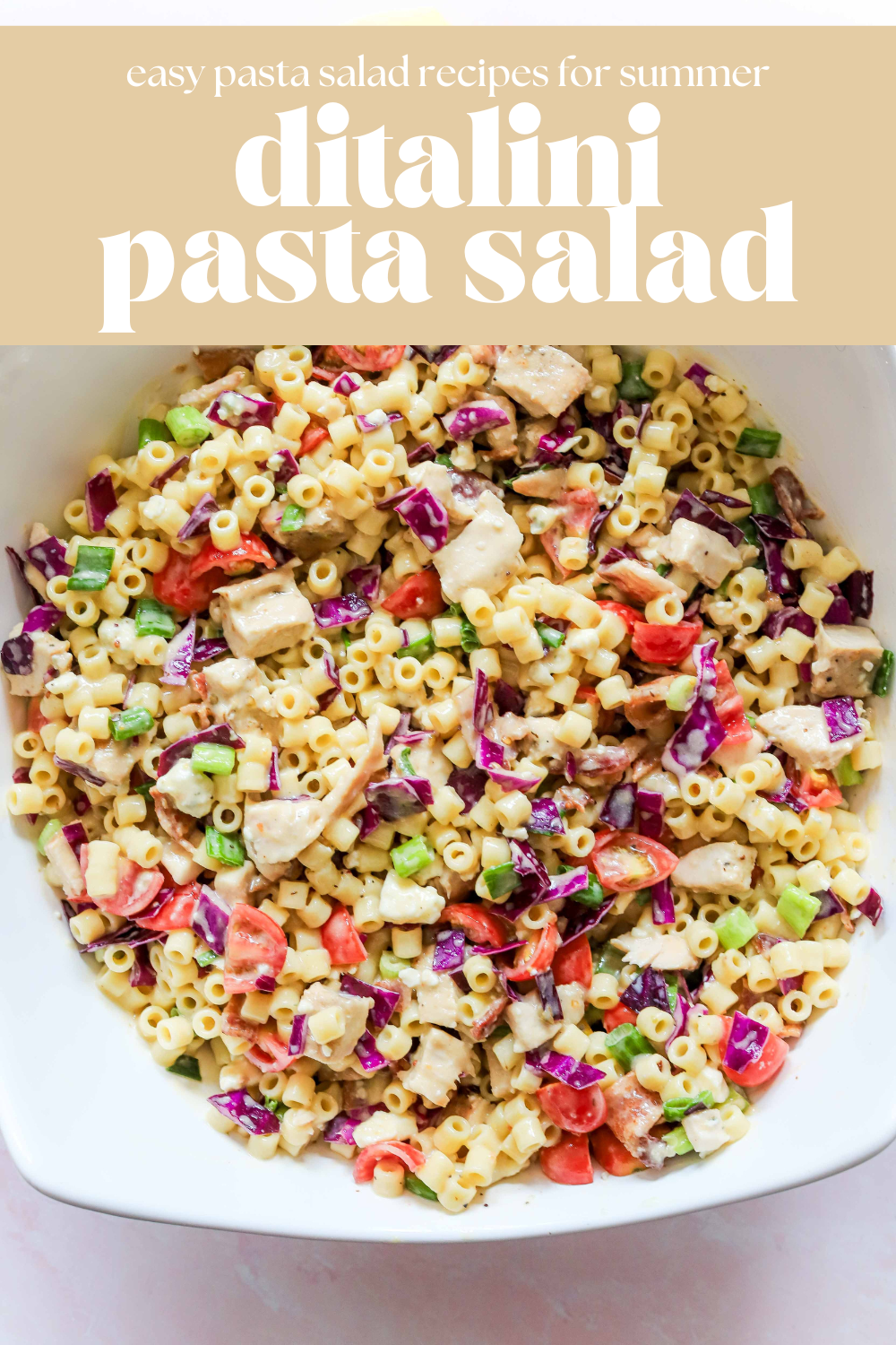 ditalini pasta salad