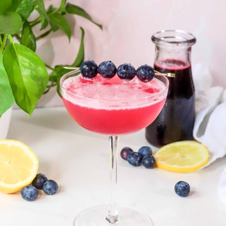 blueberry lemon drop martini