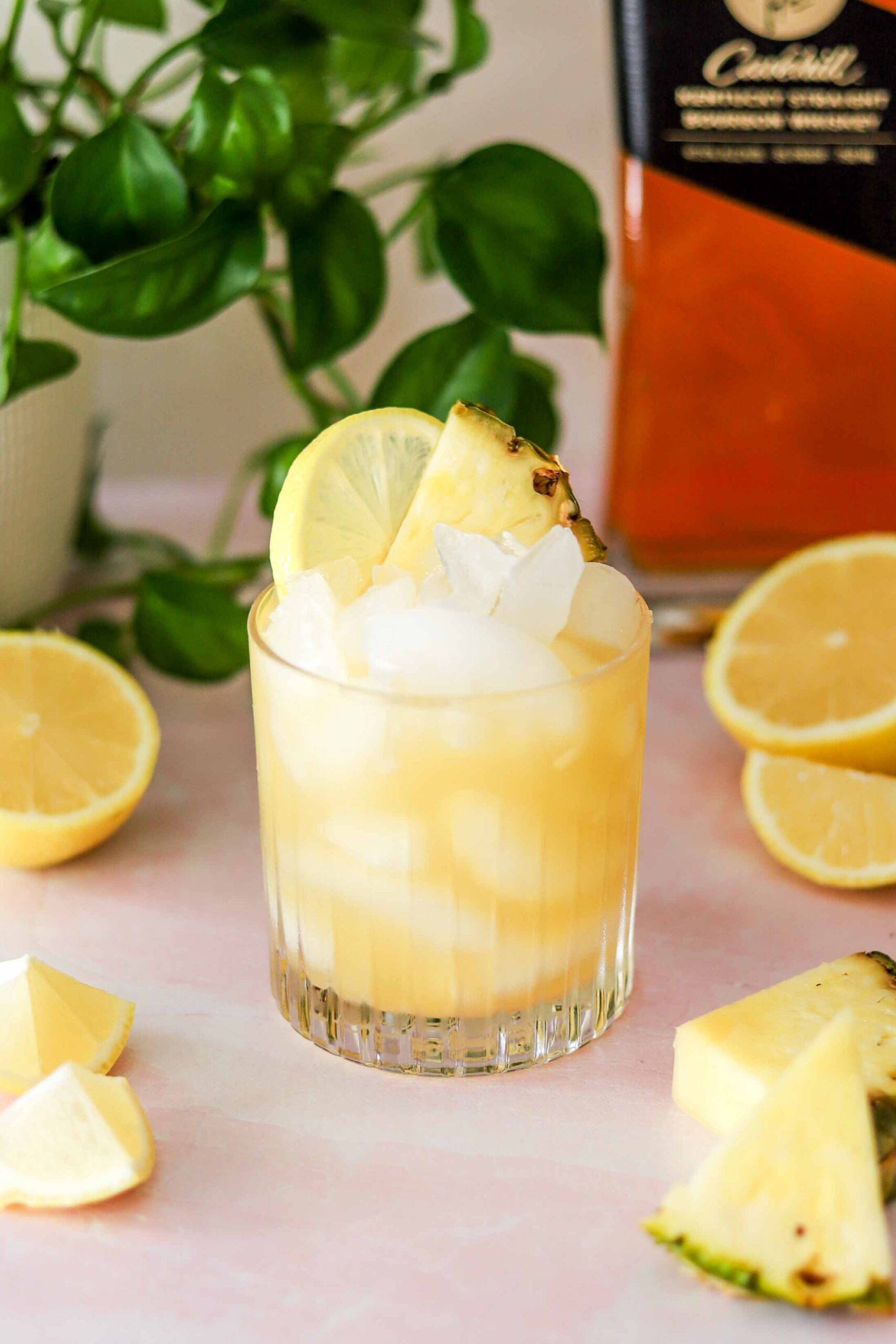 pineapple bourbon lemonade