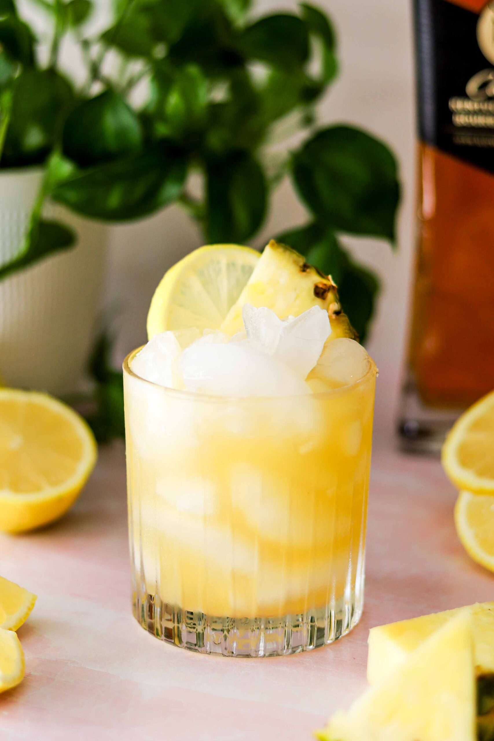 pineapple bourbon lemonade