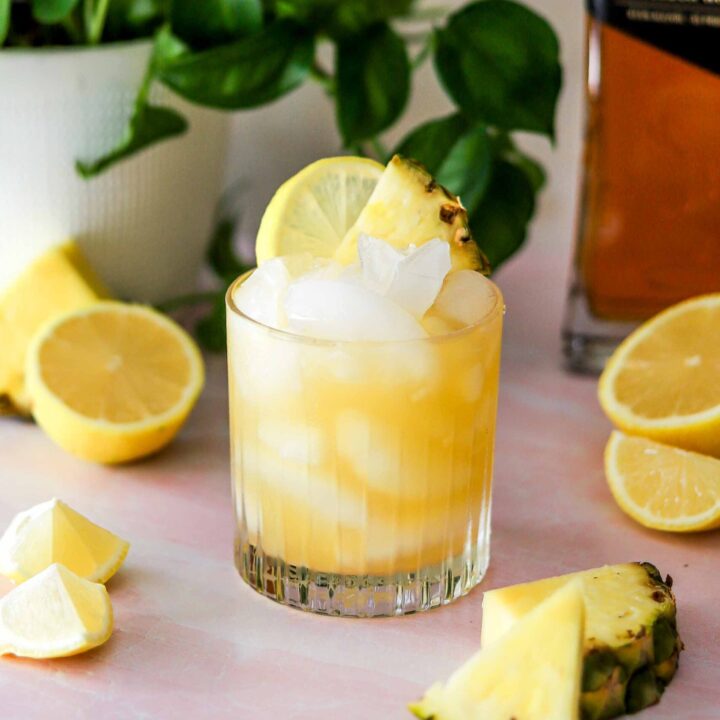 pineapple bourbon lemonade