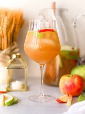 apple cider sangria