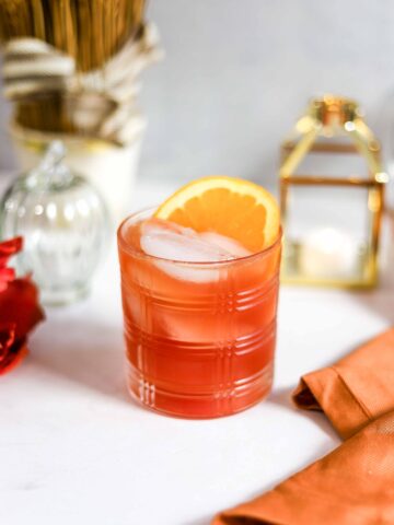 cranberry orange whiskey sour