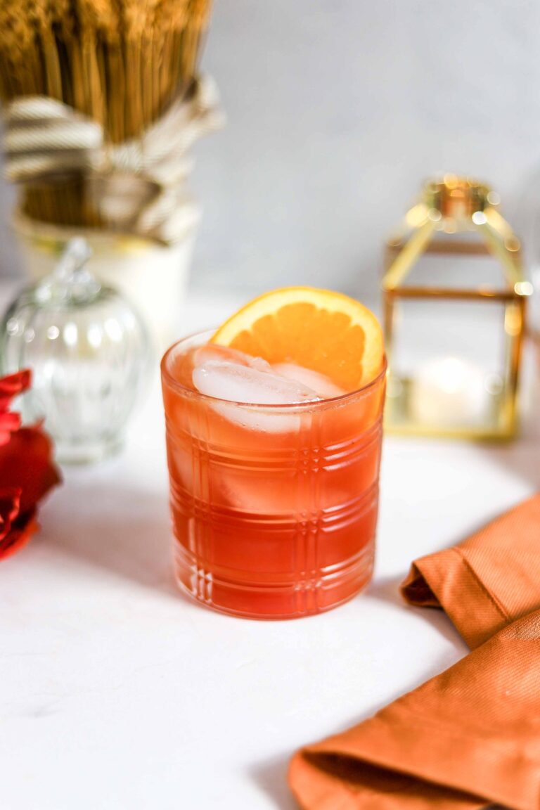 cranberry orange whiskey sour