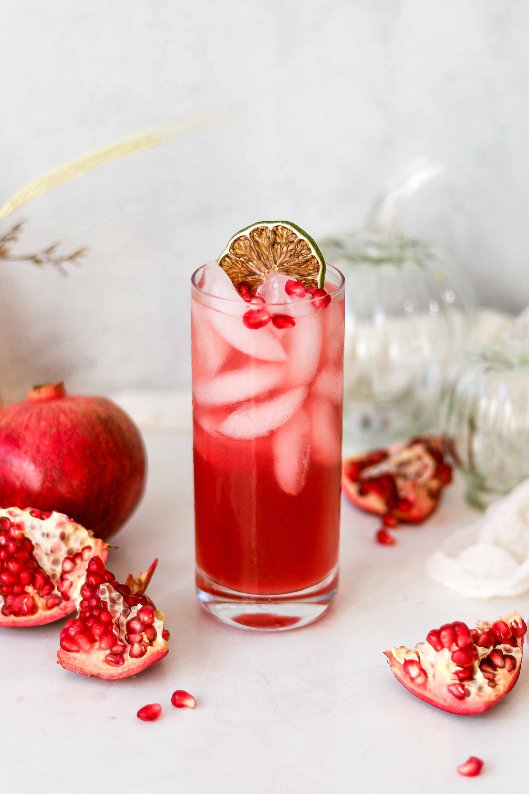 pomegranate gin fizz