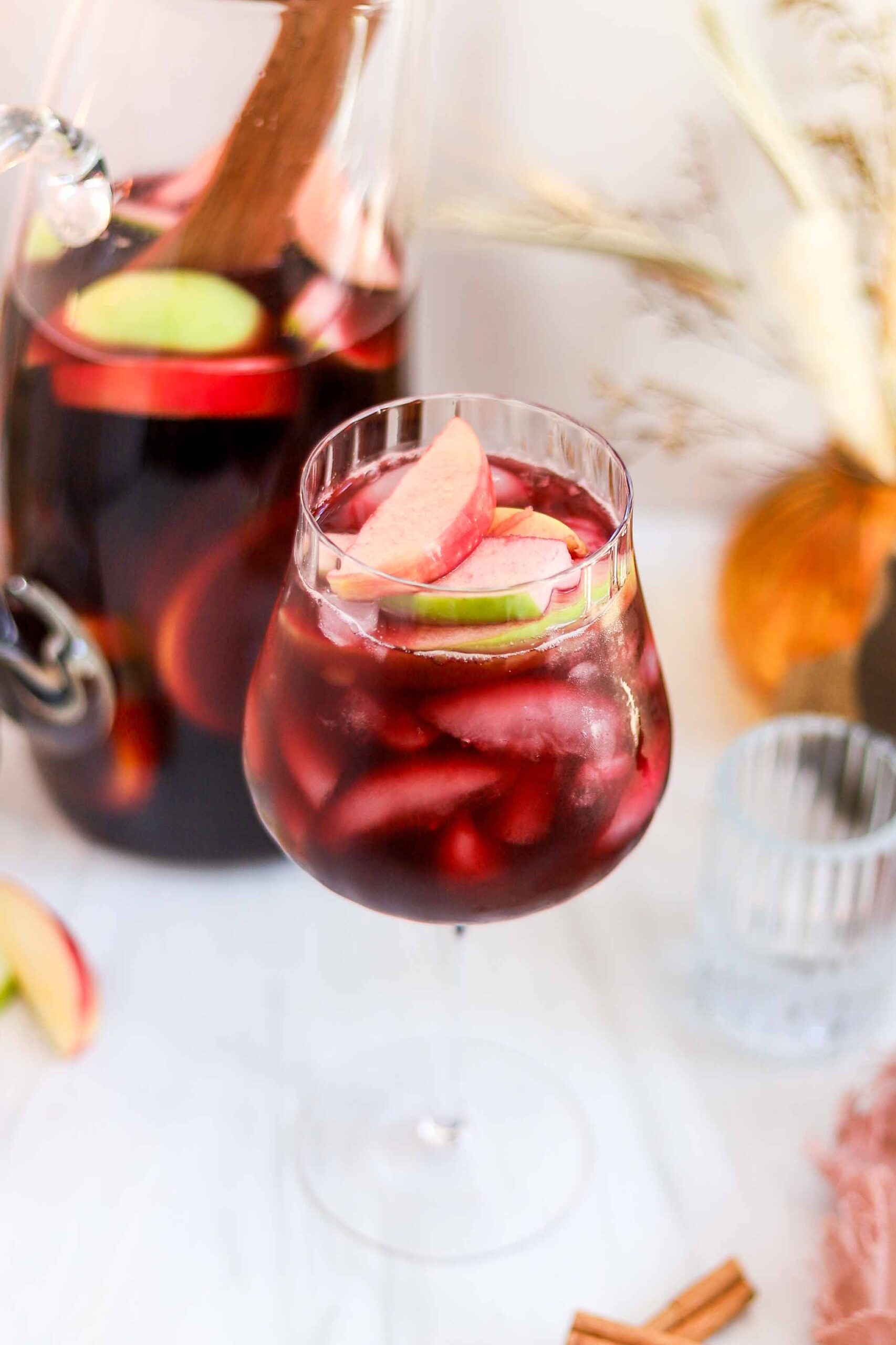 Red Wine Thanksgiving Sangria (with Brandy!) - bits + bites