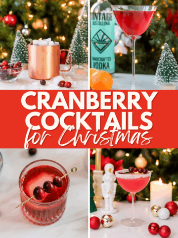 cranberry cocktails for christmas