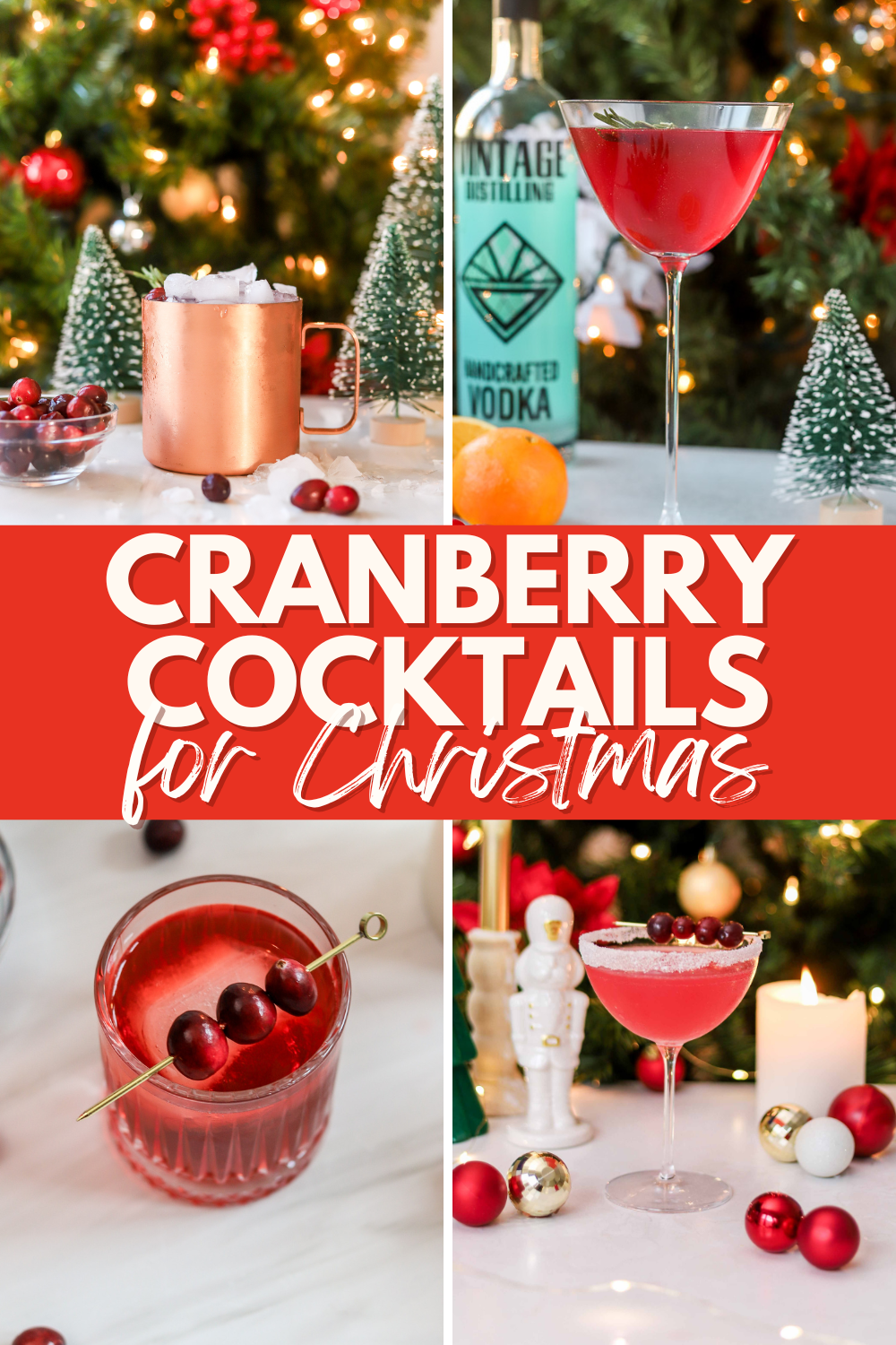 cranberry cocktails for christmas