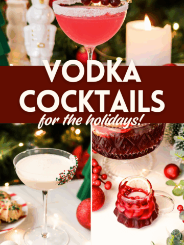 holiday cocktails with vodka