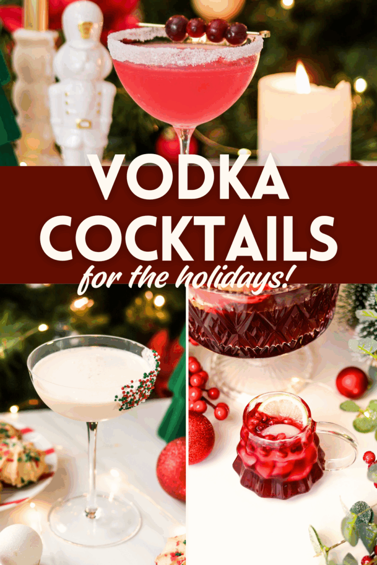 holiday cocktails with vodka