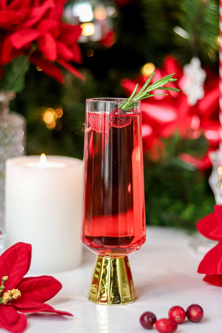 poinsettia cocktail
