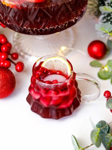 holiday pomegranate punch