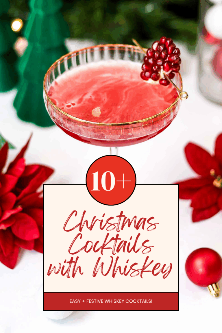 christmas cocktails with whiskey