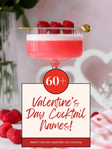 valentine's day cocktail names