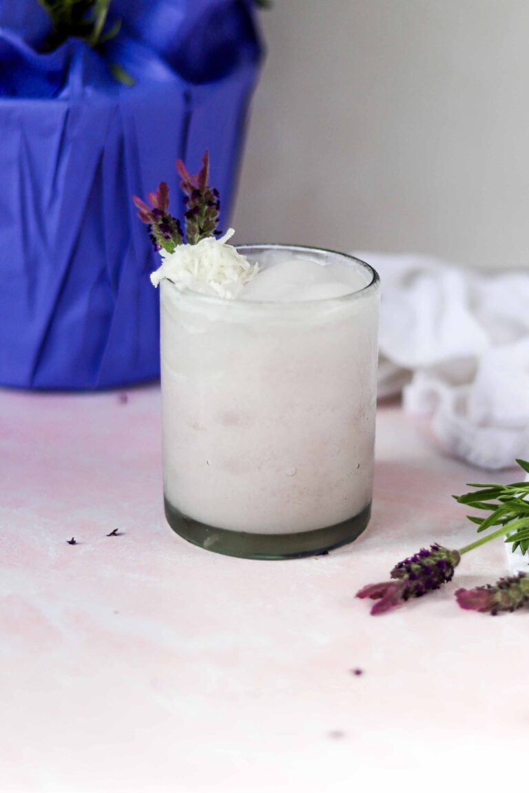coconut lavender margarita